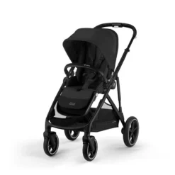 CYBEX Gazelle S Sportwagen Moon Black Gestell In Black | Der City-Shopper -Kinder Komfort cyb 22 int y045 gazelle blk moob