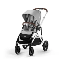 CYBEX Gazelle S Kinderwagen Lava Grey + Cloud T I-Size + Zubehör Bundle -Kinder Komfort cyb 22 int y045 gazelle slv lagr screen hd