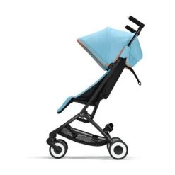 CYBEX Libelle Buggy Beach Blue Gestell Black | Einfach Faltbar -Kinder Komfort cyb 22 int y090 libelle blk bebl