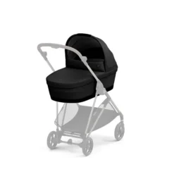CYBEX Melio Babywanne Moon Black -Kinder Komfort cyb 22 int y225 melio cot tpe moob greyedout