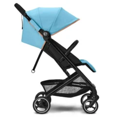 CYBEX Beezy Buggy Beach Blue Gestell In Black -Kinder Komfort cyb 22 int y270 beezy blk bebl