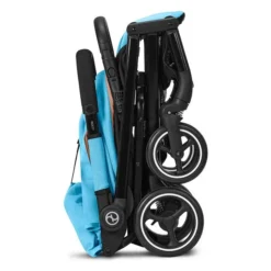 CYBEX Beezy Buggy Beach Blue Gestell In Black -Kinder Komfort cyb 22 int y270 beezy blk bebl compact
