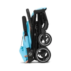 CYBEX Beezy Buggy Beach Blue - Gestell Black -Kinder Komfort cyb 22 int y270 beezy blk bebl compact 1