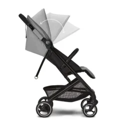 CYBEX Beezy Buggy Lava Grey - Gestell Black -Kinder Komfort cyb 22 int y270 beezy blk lagr canopy steps