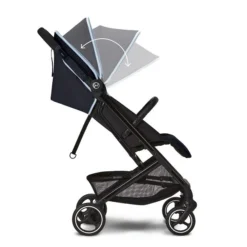 CYBEX Beezy Buggy Ocean Blue - Gestell Black -Kinder Komfort cyb 22 int y270 beezy blk ocbl canopy steps