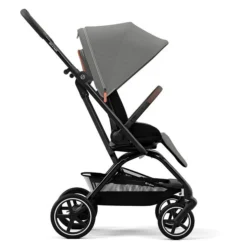 CYBEX Eezy S Twist+2 Buggy Lava Grey Gestell Black | Mit All-Terrain Rädern -Kinder Komfort cyb 22 int y270 eezystwist 2 blk lagr