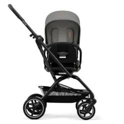 CYBEX Eezy S Twist+2 Buggy Lava Grey Gestell Black | Mit All-Terrain Rädern -Kinder Komfort cyb 22 int y270 eezystwist 2 blk lagr rotation