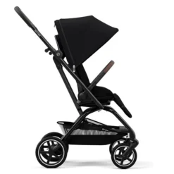 CYBEX Eezy S Twist+2 Buggy Moon Black Gestell Black | Mit All-Terrain Rädern -Kinder Komfort cyb 22 int y270 eezystwist 2 blk moob