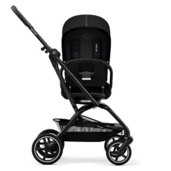 CYBEX Eezy S Twist+2 Buggy Moon Black Gestell Black | Mit All-Terrain Rädern -Kinder Komfort cyb 22 int y270 eezystwist 2 blk moob rotation