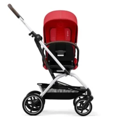 CYBEX Eezy S Twist+2 Buggy Hibiscus Red Gestell Silver | Mit All-Terrain Rädern -Kinder Komfort cyb 22 int y270 eezystwist 2 slv hibr rotation