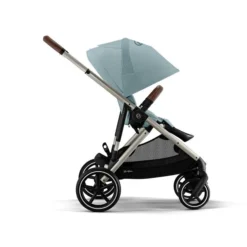 CYBEX Gazelle S Sportwagen Sky Blue Gestell In Taupe | Der City-Shopper -Kinder Komfort cyb 22 int y270 gazelles tpe skbl canopy open