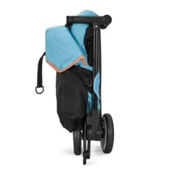 CYBEX Libelle Buggy Beach Blue Gestell Black | Einfach Faltbar -Kinder Komfort cyb 22 int y270 libelle blk bebl compactfold