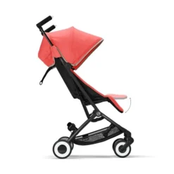 CYBEX Libelle Buggy Hibiscus Red Gestell Black | Einfach Faltbar -Kinder Komfort cyb 22 int y270 libelle blk hibr legrest steps