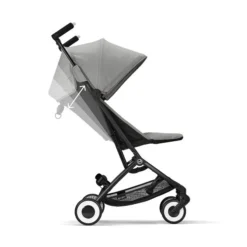 CYBEX Libelle Buggy Lava Grey Gestell Black | Einfach Faltbar -Kinder Komfort cyb 22 int y270 libelle blk lagr recline steps