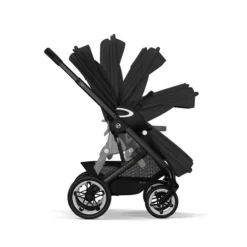 CYBEX Talos S LUX Sportwagen Moon Black Gestell In Black -Kinder Komfort cyb 22 int y270 talosslux blk moob folding steps