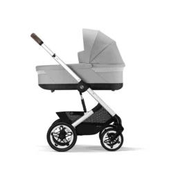 CYBEX Talos S LUX Kinderwagen Bundle Lava Grey Gestell In Silver -Kinder Komfort cyb 22 int y270 talosslux cotslux slv lagr screen hd
