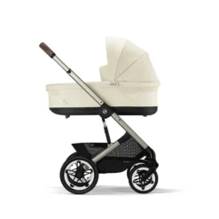 CYBEX Talos S LUX Kinderwagen Bundle Seashell Beige Gestell In Taupe -Kinder Komfort cyb 22 int y270 talosslux cotslux tpe sebe screen hd