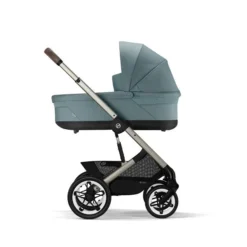CYBEX Talos S LUX Kinderwagen Bundle Sky Blue Gestell In Taupe -Kinder Komfort cyb 22 int y270 talosslux cotslux tpe skbl screen hd