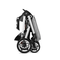 CYBEX Talos S LUX Kinderwagen Bundle Lava Grey Gestell In Silver -Kinder Komfort cyb 22 int y270 talosslux slv lagr folded screen hd
