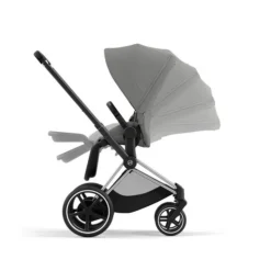CYBEX E-PRIAM Sportwagen Mirage Grey Gestell Wählbar New Generation -Kinder Komfort cyb 23 int excl us y270 e priam chbh migr recline steps print medium