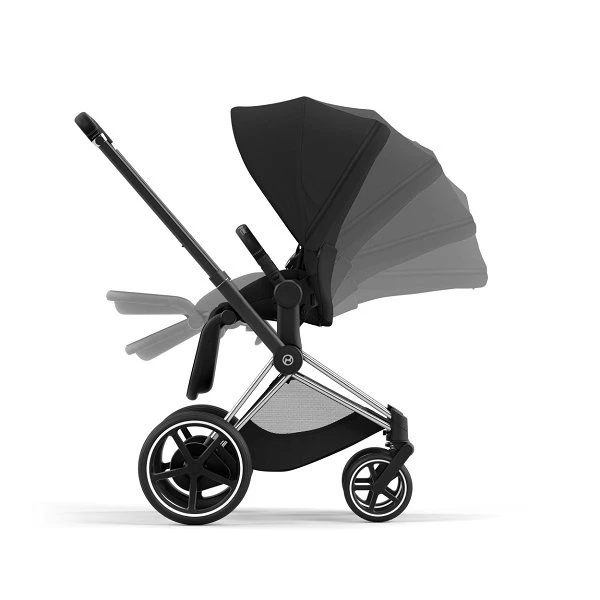 CYBEX E-PRIAM Sportwagen Sepia Black Gestell Wählbar New Generation – Bild 7