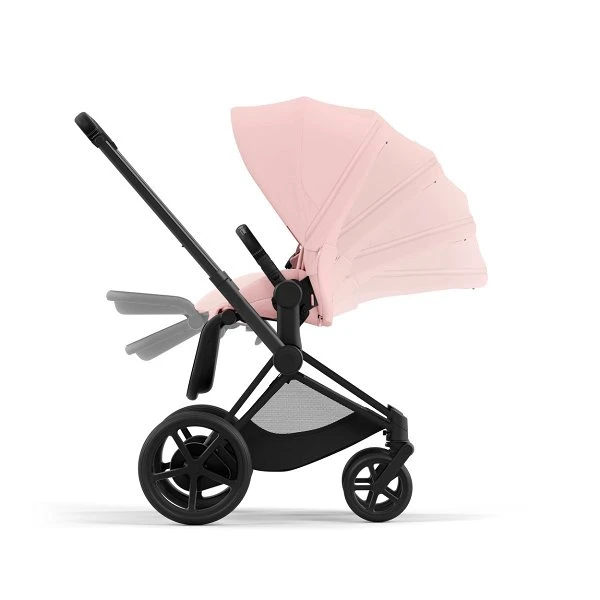 CYBEX E-PRIAM Sportwagen Peach Pink Gestell Wählbar New Generation – Bild 7