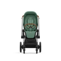 CYBEX E-PRIAM Sportwagen Leaf Green Gestell Wählbar New Generation -Kinder Komfort cyb 23 int y000 e priam chbr legr print medium