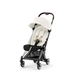 CYBEX Coya Chrome Dark Brown Off White -Kinder Komfort cyb 23 int y045 coya chbr ofwh
