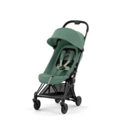 CYBEX Coya Chrome Matt Black Leaf Green -Kinder Komfort cyb 23 int y045 coya legr mabl withoutinlay