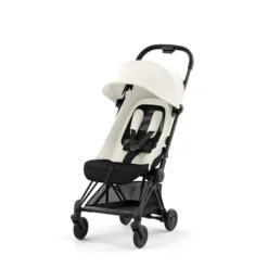 CYBEX Coya Chrome Matt Black Off White -Kinder Komfort cyb 23 int y045 coya ofwh mabl withoutinlay