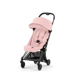 CYBEX Coya Chrome Matt Black Peach Pink -Kinder Komfort cyb 23 int y045 coya pcpi mabl sunvisor