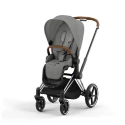 CYBEX PRIAM Kinderwagen Mirage Grey Bundle New Generation Inkl. 7 Zubehörartikel -Kinder Komfort cyb 23 int y045 priam chbr migr print medium