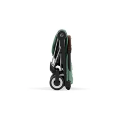 CYBEX Coya Chrome Dark Brown Leaf Green -Kinder Komfort cyb 23 int y090 coya legr chbr fold