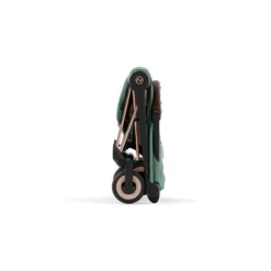 CYBEX Coya Rosegold Leaf Green -Kinder Komfort cyb 23 int y090 coya legr rogo fold