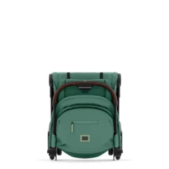 CYBEX Coya Chrome Dark Brown Leaf Green -Kinder Komfort cyb 23 int y180 coya legr chbr fold