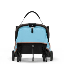 Cybex Orfeo Beach Blue | Gestell Silber -Kinder Komfort cyb 23 int y180 orfeo slv carrystrap