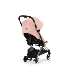 CYBEX Coya Chrome Dark Brown Peach Pink 14 CYBEX Coya Chrome Dark Brown Peach Pink -Kinder Komfort cyb 23 int y225 coya chbr pcpi