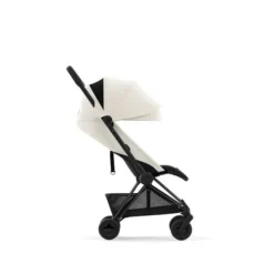 CYBEX Coya Chrome Matt Black Off White -Kinder Komfort cyb 23 int y270 coya ofwh mabl canopy