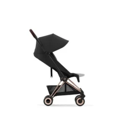 CYBEX Coya Rosegold Sepia Black -Kinder Komfort cyb 23 int y270 coya rogo sebl adjustable footrest