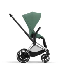 CYBEX E-PRIAM Sportwagen Leaf Green Gestell Wählbar New Generation -Kinder Komfort cyb 23 int y270 e priam chbh legr print medium