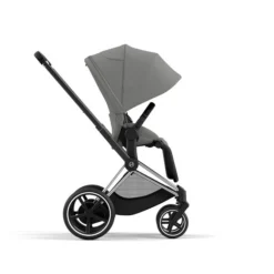 CYBEX E-PRIAM Sportwagen Mirage Grey Gestell Wählbar New Generation -Kinder Komfort cyb 23 int y270 e priam chbh migr canopy print medium