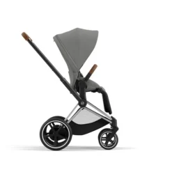 CYBEX E-PRIAM Kinderwagen Mirage Grey Bundle New Generation Inkl. 8 Zubehörartikel -Kinder Komfort cyb 23 int y270 e priam chbr migr print medium