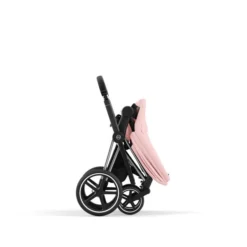 CYBEX PRIAM Sportwagen Peach Pink New Generation Gestell Wählbar -Kinder Komfort cyb 23 int y270 priam chbh pcpi fold print medium