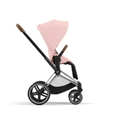 CYBEX PRIAM Sportwagen Peach Pink New Generation Gestell Wählbar -Kinder Komfort cyb 23 int y270 priam chbr pcpi print medium