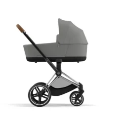 CYBEX PRIAM Kinderwagen Mirage Grey Bundle New Generation Inkl. 7 Zubehörartikel -Kinder Komfort cyb 23 int y270 priam cot chbr migr print medium