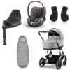 CYBEX Balios S LUX Kinderwagen + Cloud T I-Size Bundle Lava Grey