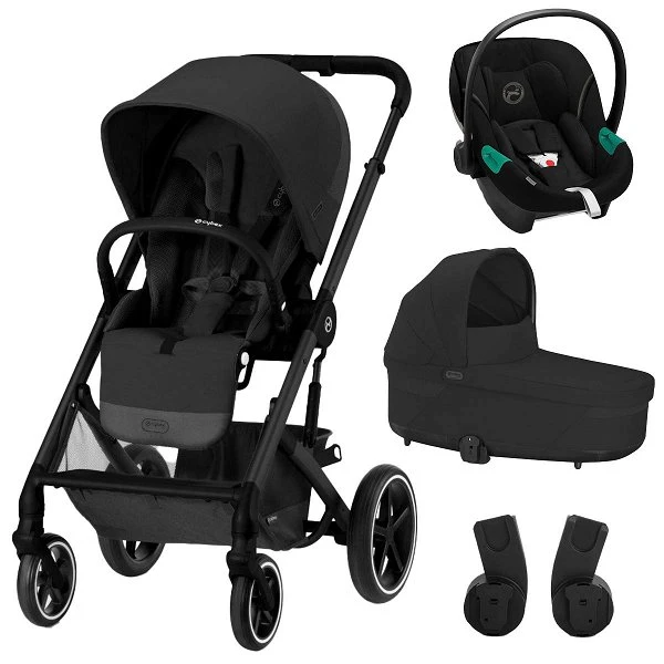 CYBEX Balios S LUX Kinderwagen & CYBEX Aton S2 I-Size Moon Black Bundle 1 CYBEX Balios S LUX Kinderwagen & CYBEX Aton S2 I-Size Moon Black Bundle