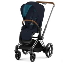CYBEX E-PRIAM Sportwagen Midnight Blue Plus Gestell Wählbar New Generation -Kinder Komfort cybex e priam sportwagen midnight blue 1