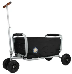 Beachtrekker LiFe Bollerwagen Schwarz Stabil Und Leicht Inkl. Feststellbremse