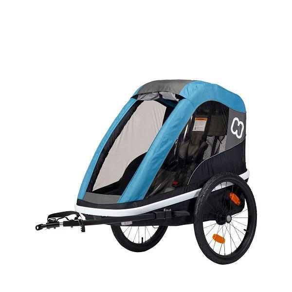 Hamax Avenida One Fahrradanhänger Petrol Blau Mit Federung - Inkl. Deichsel & Buggyrad 1 Hamax Avenida One Fahrradanhänger Petrol Blau Mit Federung - Inkl. Deichsel & Buggyrad